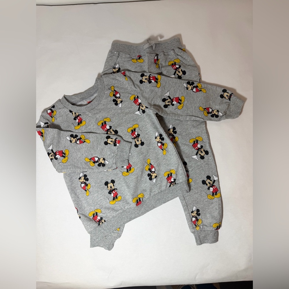 Disney Gray Mickey Mouse Kids Matching Set make me an offer!